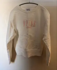 épine ロゴスウェット white×pink