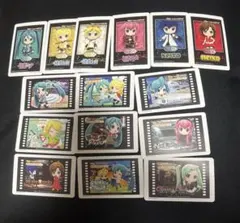 初音ミク　プロジェクトミライ　ライブカード&キャラカード 15枚セット 3DS