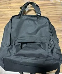 手提げとしても使える 撥水リュックサック・A4サイズ　無印良品　ブラック