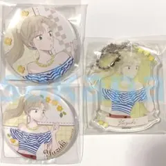 スキップとローファー DMMスクラッチ アクキー 缶バッジ 結月 3点 他