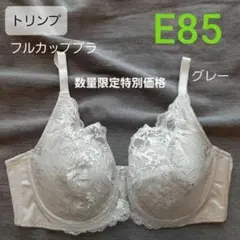 好評　数量限定価格】ト リンプ フルカップブラ E85 グレー　下着　素敵