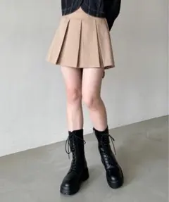 Heather ワイドプリーツミニスカートのサムネイル