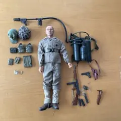 GIジョー アクションソルジャー　日本製コスチューム　銃剣　背嚢　寝袋 GIジョー アクションソルジャー 日本製コスチューム 銃剣 背嚢 寝袋