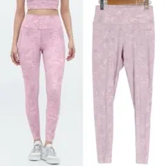 ユニクロ エアリズムUVカットソフトプリントポケットレギンス L ソフトレギンス