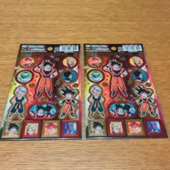 ドラゴンボール　ホログラムシール 2枚セット【新品、未開封】24時間以内に発送