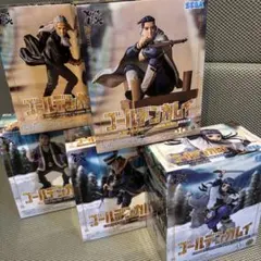 ゴールデンカムイ フィギュア①アシㇼパ②杉元佐一③白石由竹④土方歳三⑤尾形百之助