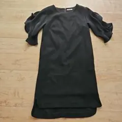 ☆So Close☆ブラックフリルスリーブワンピース☆美品M☆のサムネイル