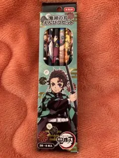 鬼滅の刃 2B鉛筆セット 6本