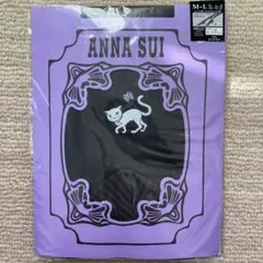 ANNA SUI レインボー キャット　柄タイツ ストッキング　猫　ダークグレーのサムネイル
