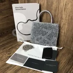 美品　アンテプリマ　スタンダード　ミニアトゥーラ　シルバー　2WAY　バッグ スタンダード ミニアトゥーラ/シルバー ｜ 【公式】アンテプリマ