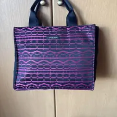【新品未使用】FAUCHON ジャガード織ハンドバッグ