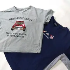 Kladskap 半袖Tシャツ 2枚セット 120cmのサムネイル