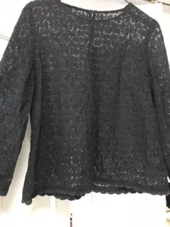 新品 ユナイテッドアローズ 総レースコットンブラウス