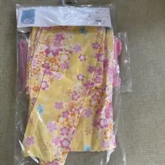 子供浴衣2点セット 女の子 （ゆかた・へこ帯）