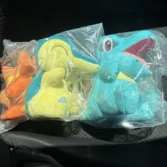 ポケモン30th 一番くじ ぬいぐるみ3種セット アチャモ ワニノコ