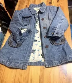 美品✨Gemeaux（ジェモー）デニムジャケット XS 花柄裏地】