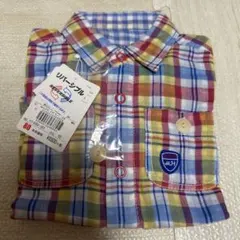 ミキハウス リバーシブル チェックシャツ 長袖シャツ