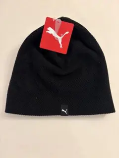 PUMA No.1ロゴ ビーニー ニット帽 ブラックのサムネイル