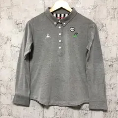 【le coq sportif】ルコック 鹿の子 ボタンダウンシャツ L