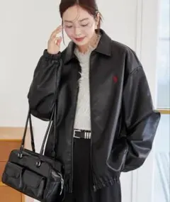 U.S.POLO ASSN フェイクレザージャケット