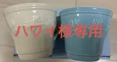 ウェッジウッド フェスティビティ マグカップ ペア アイボリー ブルー