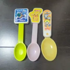 レア♪ケロッグ♪ポケモンスプーン ピカチュウ ドラえもんのサムネイル