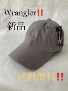 新品 アメリカブランドWrangler カジュアルキャップ グレー 送料込み