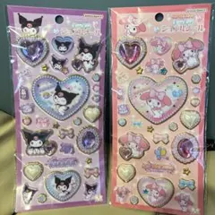 【新品未使用】キラキラジュエルシール クロミ マイメロ サンリオ