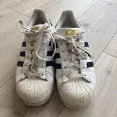 adidas Superstar ホワイト/ネイビー スニーカー