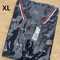 Le TIGRE ルティグレ 新品　総柄　ポロシャツ　ネイビー　XL ③のサムネイル