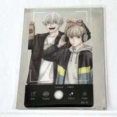 梅宮一 梶蓮 WIND BREAKER Cafe カメラ風クリアカード