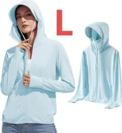 ラッシュガード レディース 【UVカット＆UPF50+】薄手 長袖 L