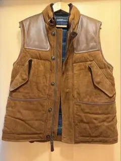 4484さん専用 極美品✨デラックスウェア レザーダウンベスト D-08 wes