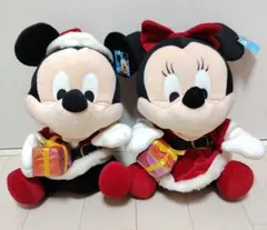 ミッキー ミニー クリスマス　 ぬいぐるみセット　ディズニー