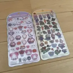 ☆新品未開封☆コットンパフィーシール　キャラクターシール 2枚セット