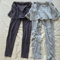 140cm フリル付きレギンス 2点セット