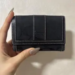 coach三つ折り財布