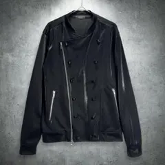 archive y2k ナポレオン ダブルジャケット V系 モード 光沢 ダーク