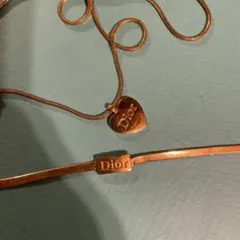 Dior ハート型ネックレス ローズゴールド　セット価格