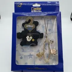 ダッフィー　ディズニーシー10周年　2way ストラップチャーム LUCKY ②