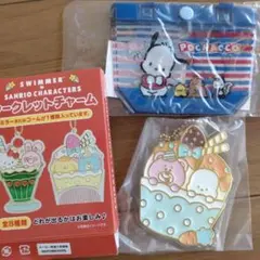未開封☆SWIMMER×サンリオ☆ポチャッコ シークレットチャーム&プールバック