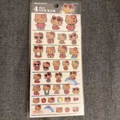 日焼けキティ　4サイズステッカー