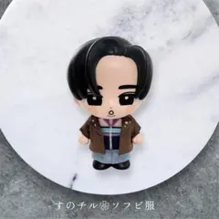 【うーちゃみ ☪︎】すの チル ソフビ 服 オーダー すのチル ソフビサイズ オーバーオール 他 - メルカリ