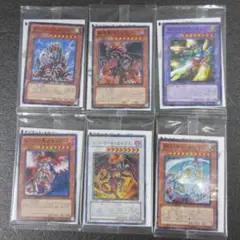 遊戯王 モンスターフィギュアコレクション カードのみ 6枚セット まとめ売り