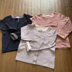 値下げ　エニィファム　カーディガン3点　130