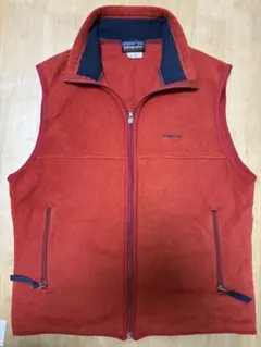 あ*様 パタゴニア PATAGONIAシンチラフリースベスト サイズMオレンジ
