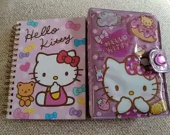シール帳2冊セット　シールノート　ファイル　ハローキティ　HELLO KITTY