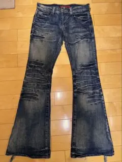 Jaded London LDNプリントデニムパンツ 32 Jaded London LDNプリントデニムパンツ 32 - メルカリ