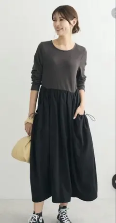 sugar spoon コクーンハイブリッドワンピース