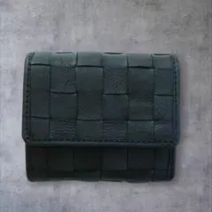 最終値下げ　新品　ブラック　三つ折り財布　男女兼用　ズッケロ　本革　収納　　牛革